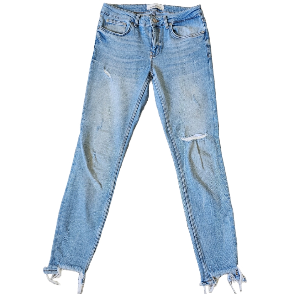 Denim Zara Women Skinny Jeans Premium Denim Collection Size US4